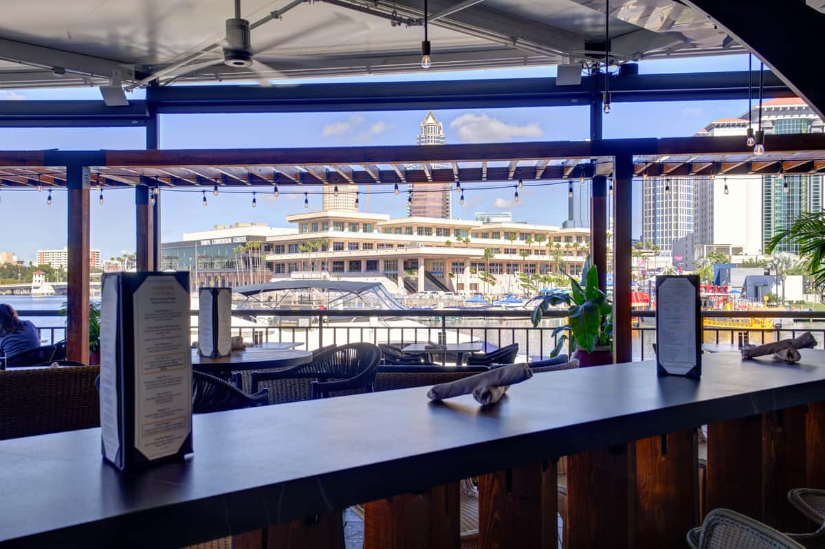 outdoor Island Bar convention center