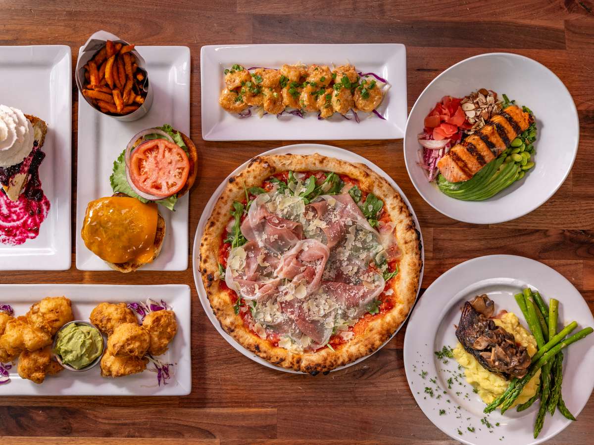 Hero shot of food dishes
