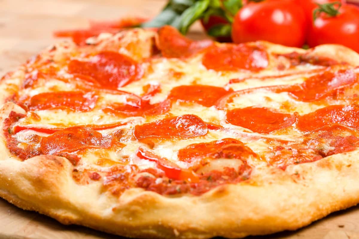 Pepperoni Pizza closeup