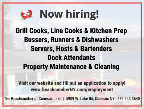 Now hiring! Apply today!