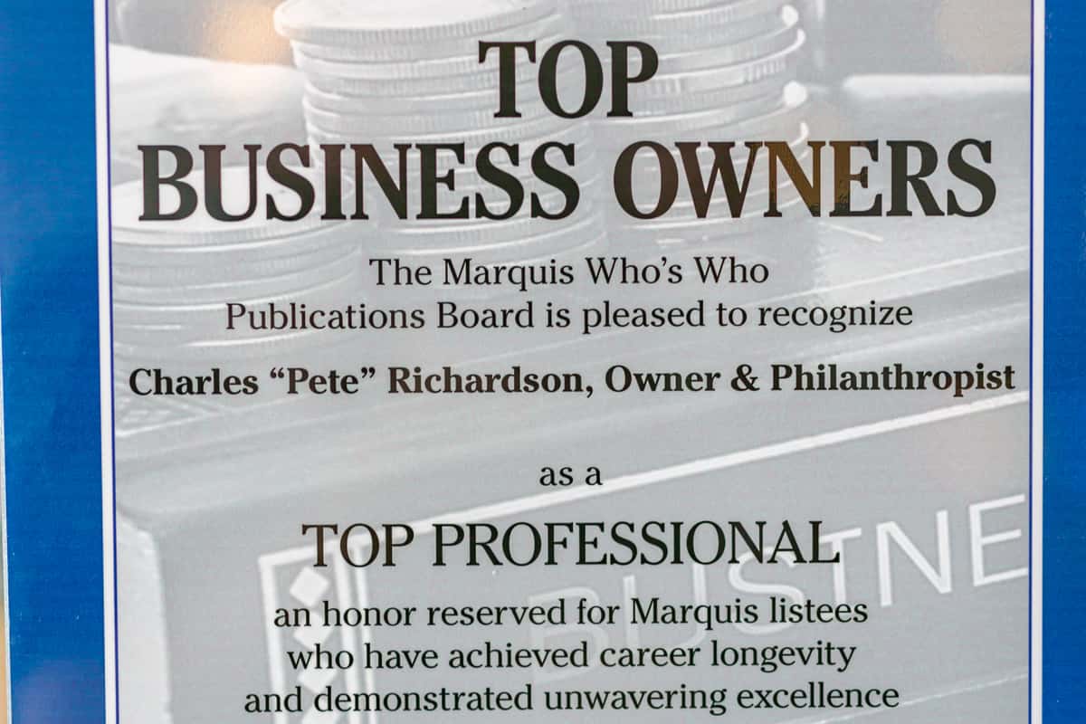 award pete