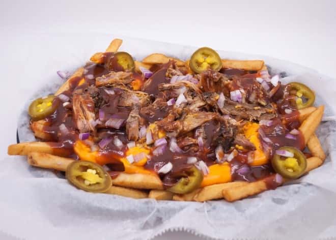 bbq cheese fries