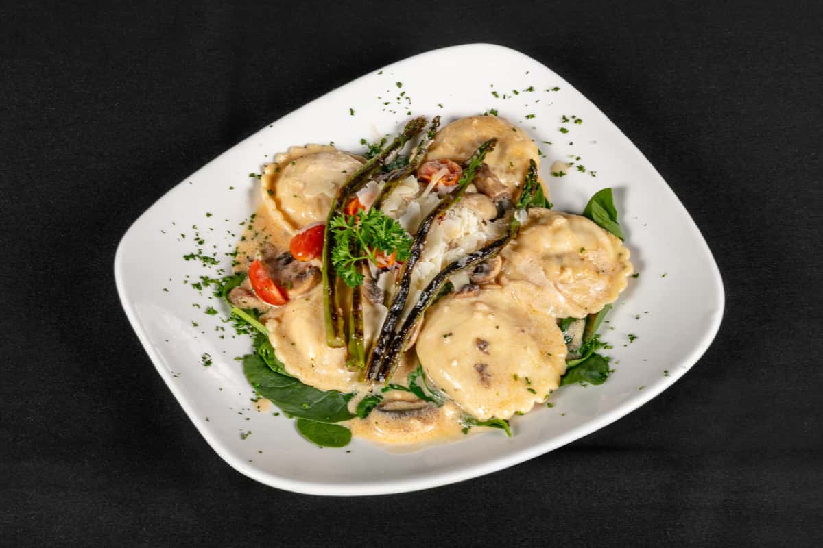 Lobster Ravioli Marsala