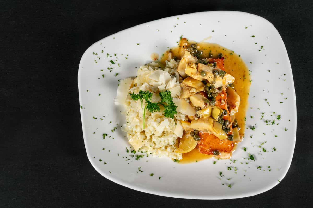 Salmon Piccattao