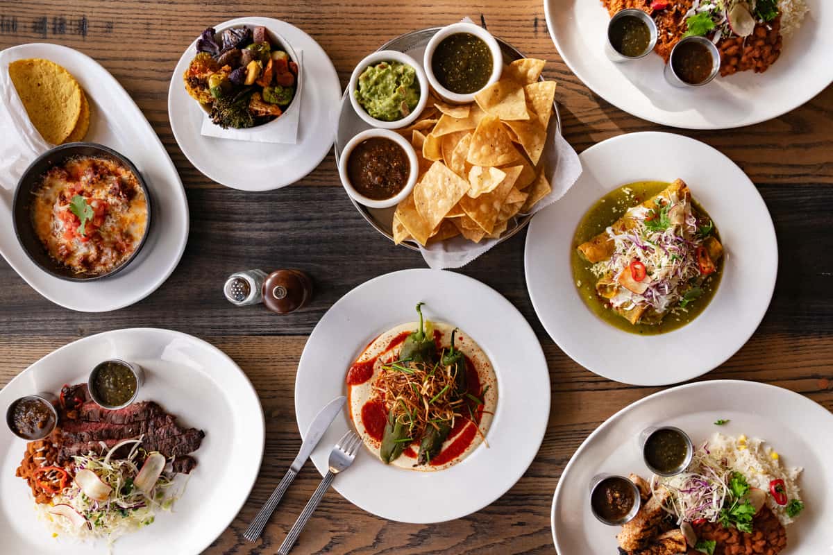 table of food