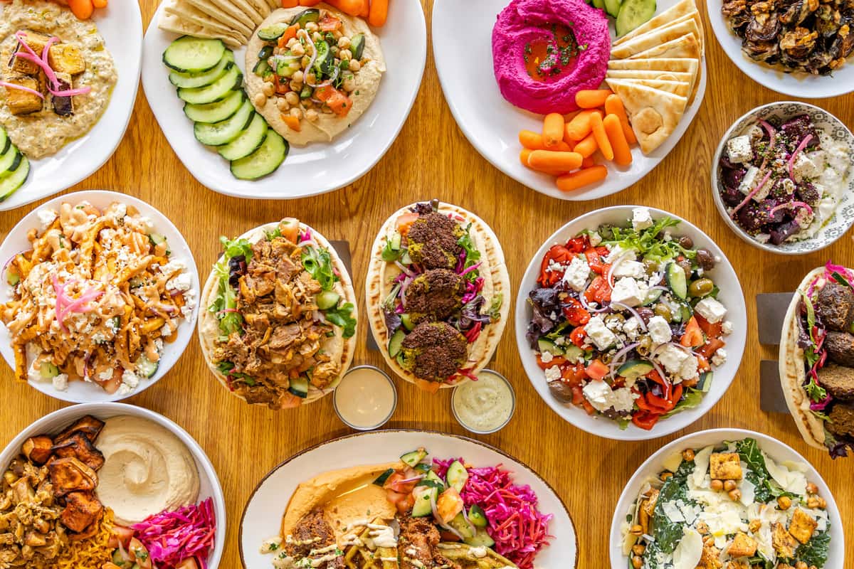 Mix of dishes