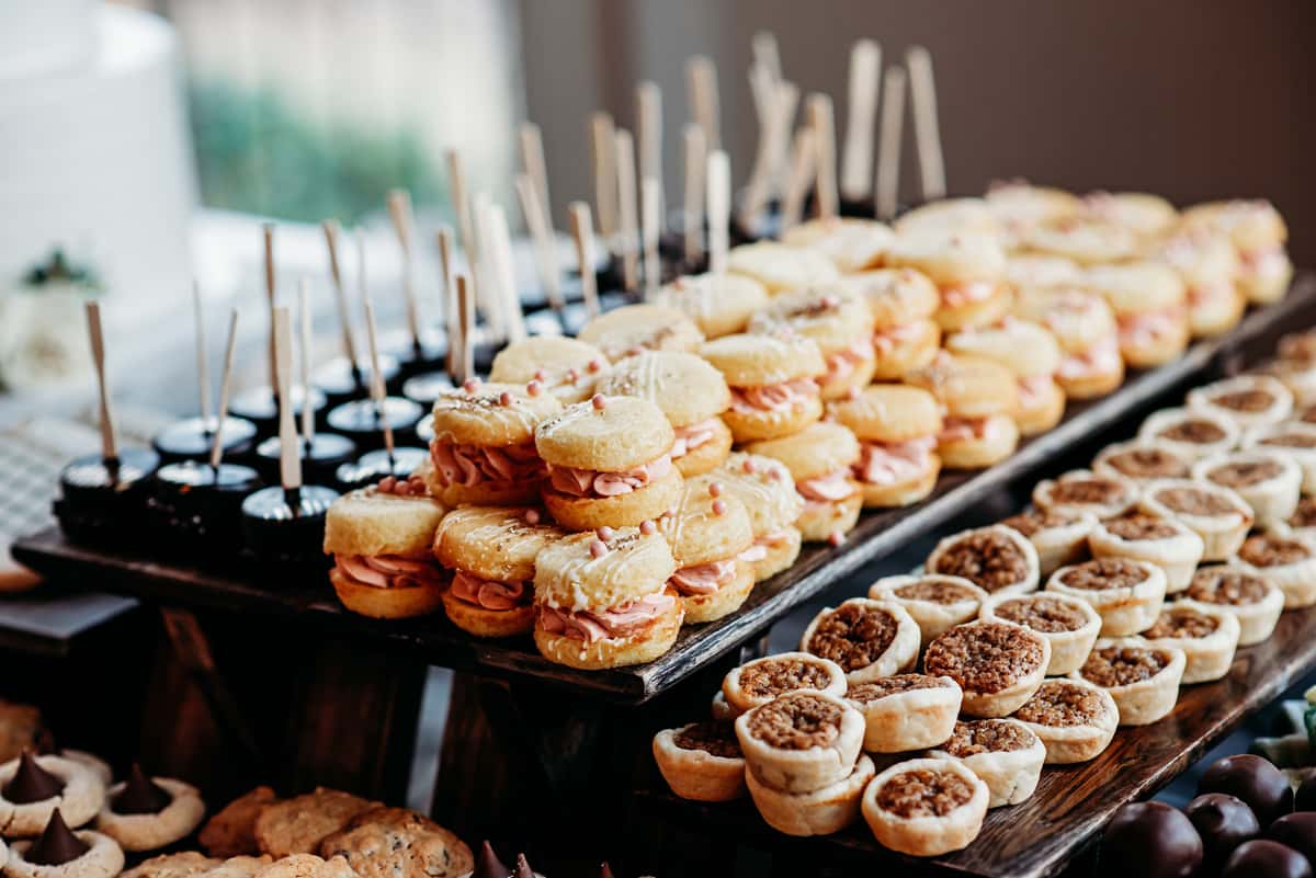 Finger foods on display
