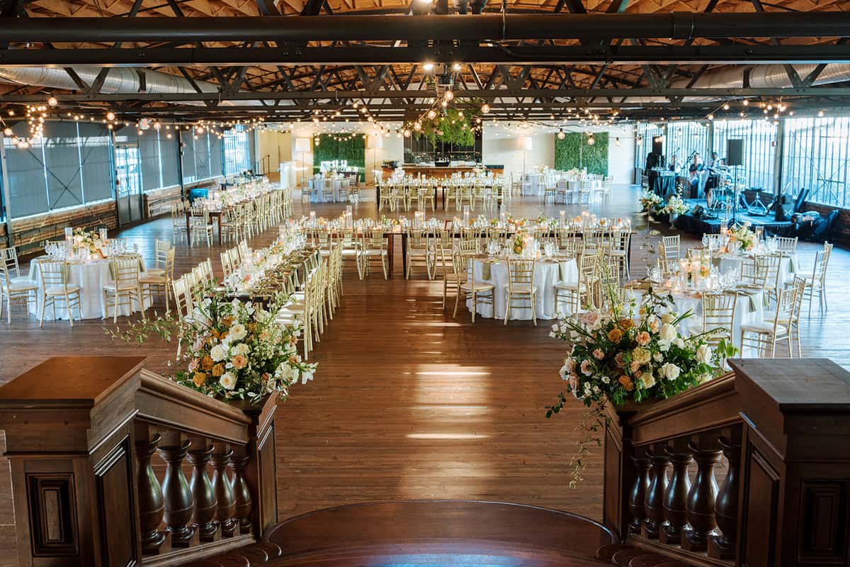 Venue space fully decorated