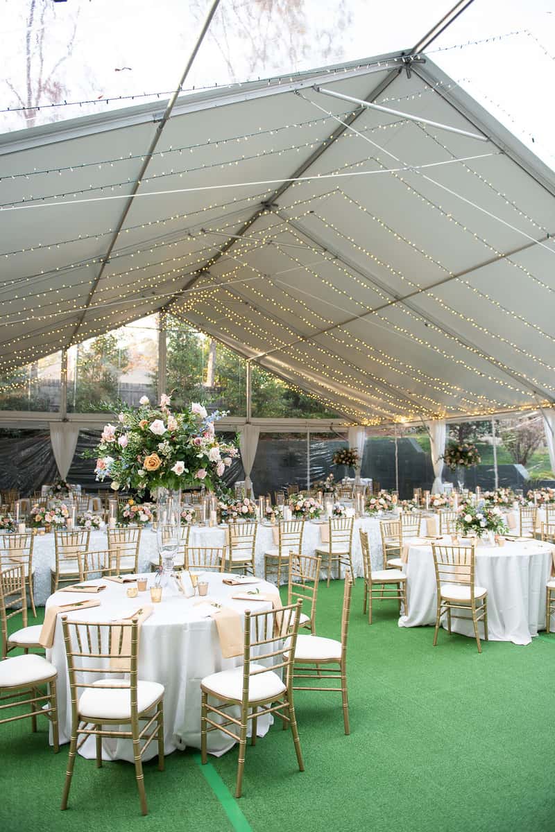 Beautiful backyard wedding