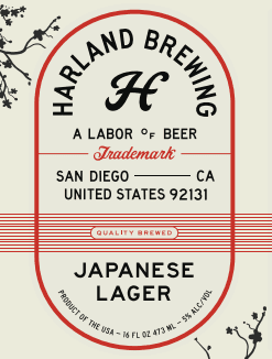 Harland Brewing Company Japanese Lager