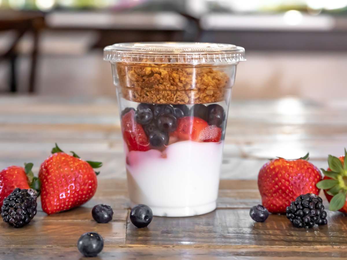 Plum, Granola, and Yogurt Parfait Cups - Whole Food Bellies