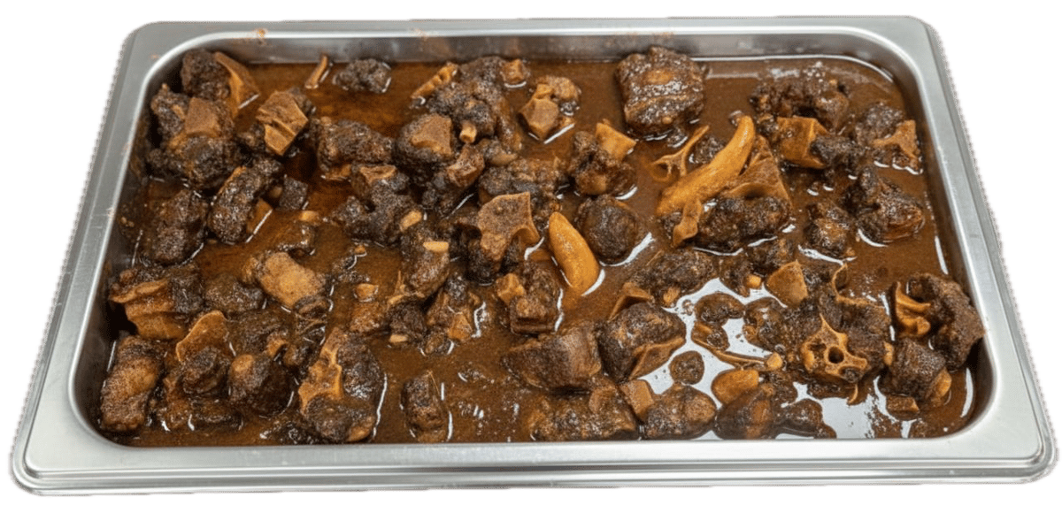 large meat catering tray