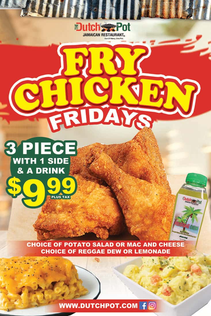 fry chicken friday poster