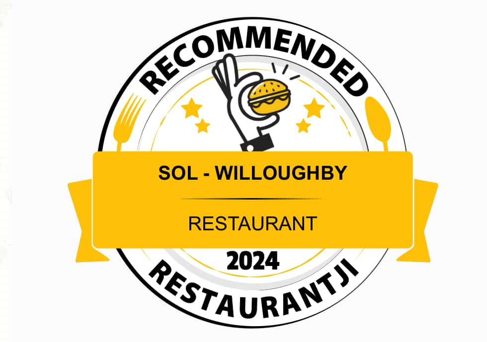 Restaurantji Recommended Restaurant Award