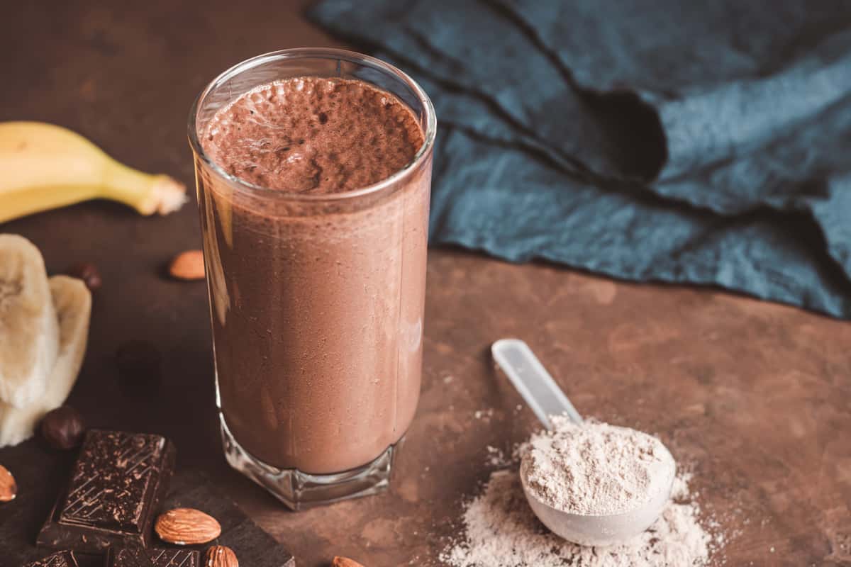chocolate protein shake