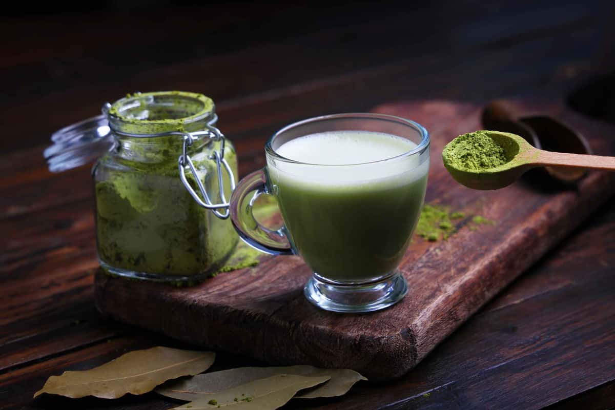 hot matcha