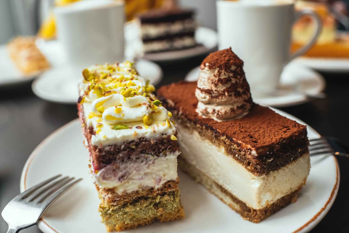 two cakes