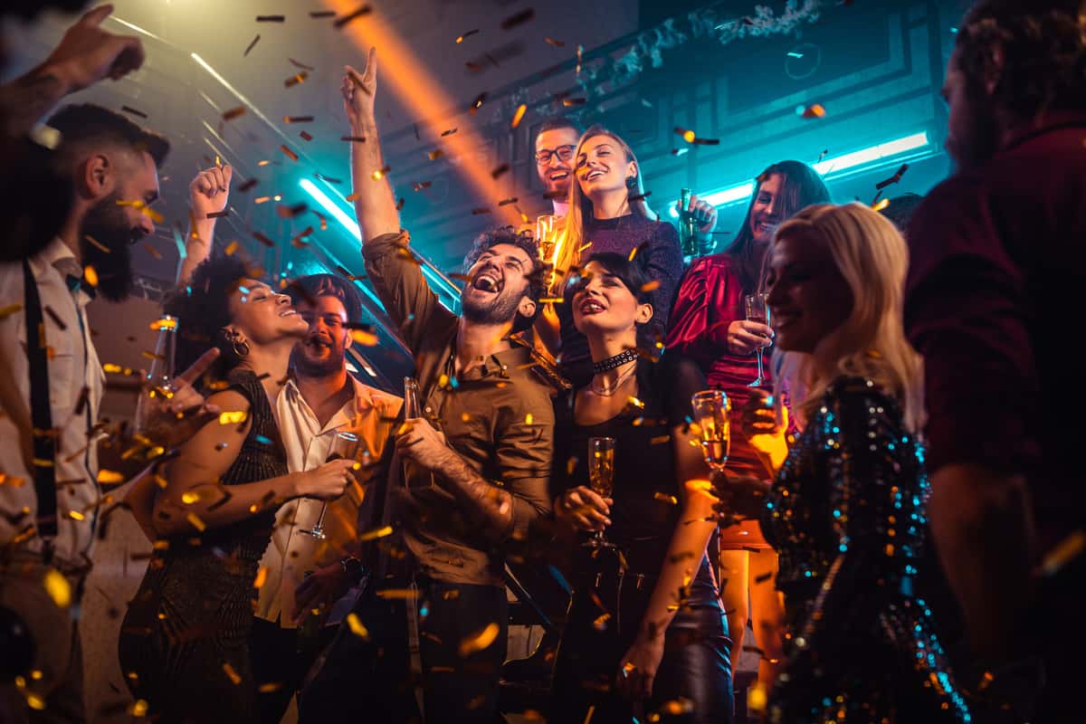 people celebrating