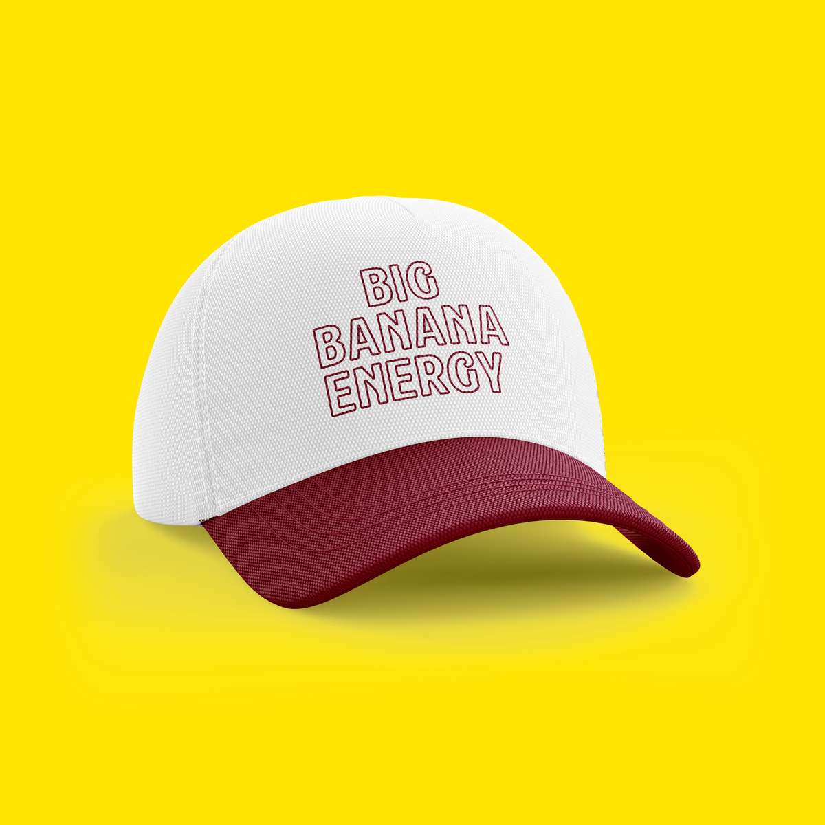 Hat with the phrase Big Banana Energy