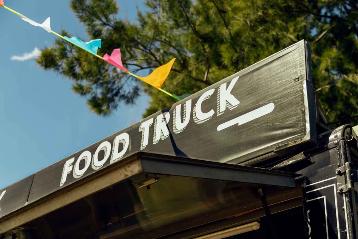 Food Truck Sign