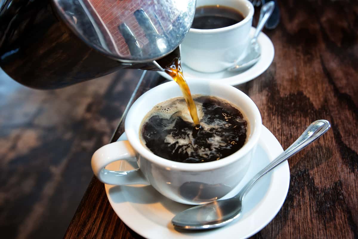 two black coffees