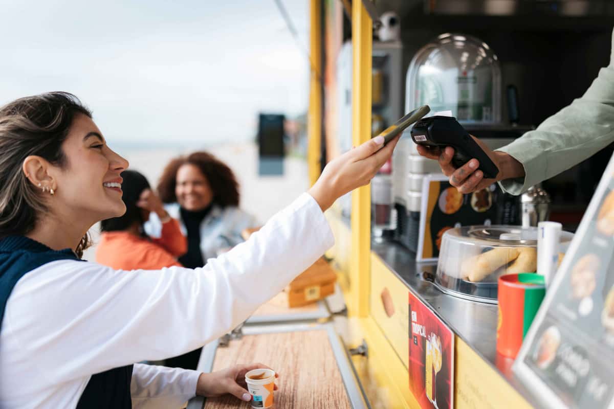 yellow food truck