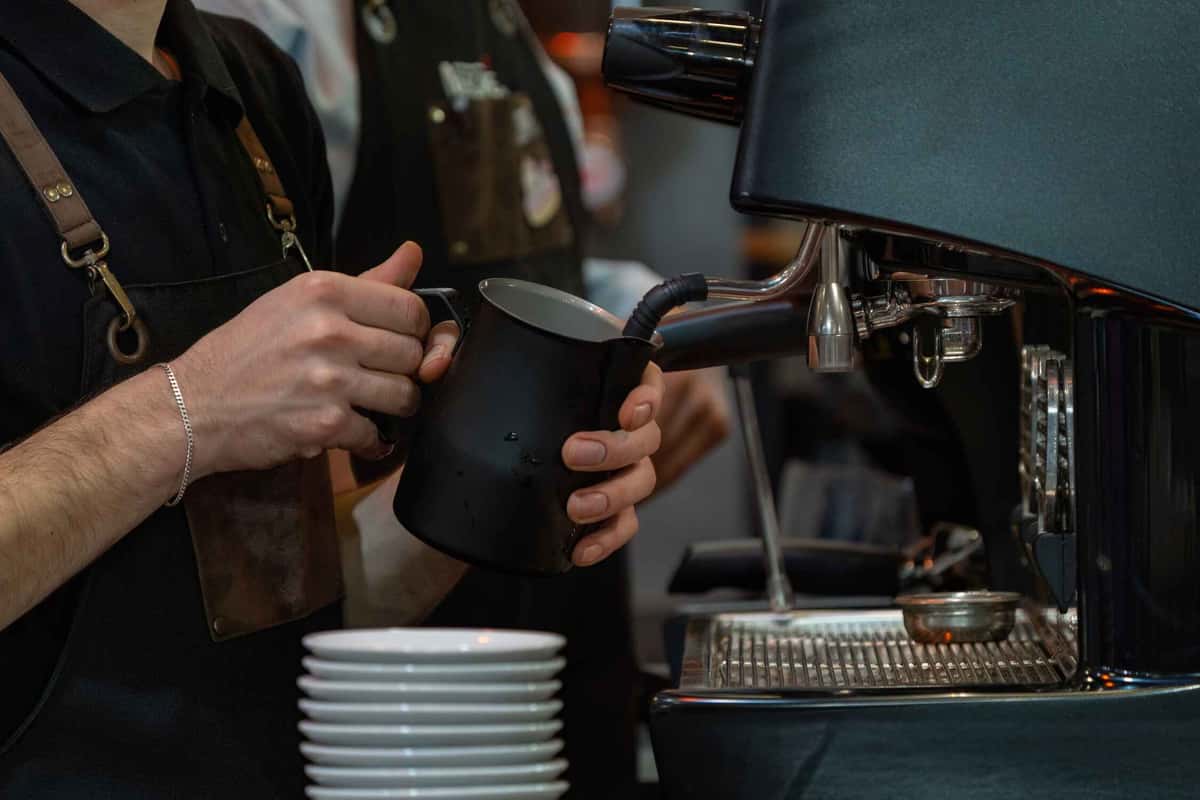 coffee being prepared