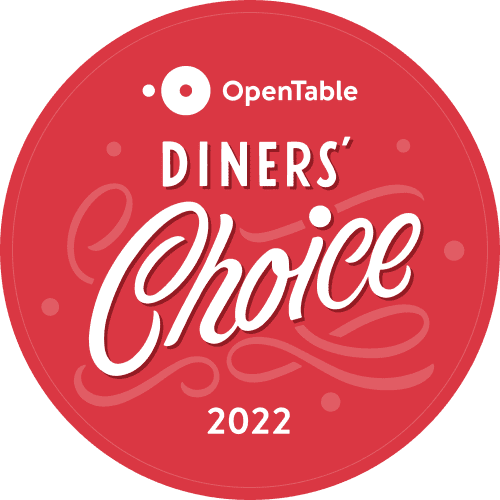 2022 Open Table Diner's Choice Award