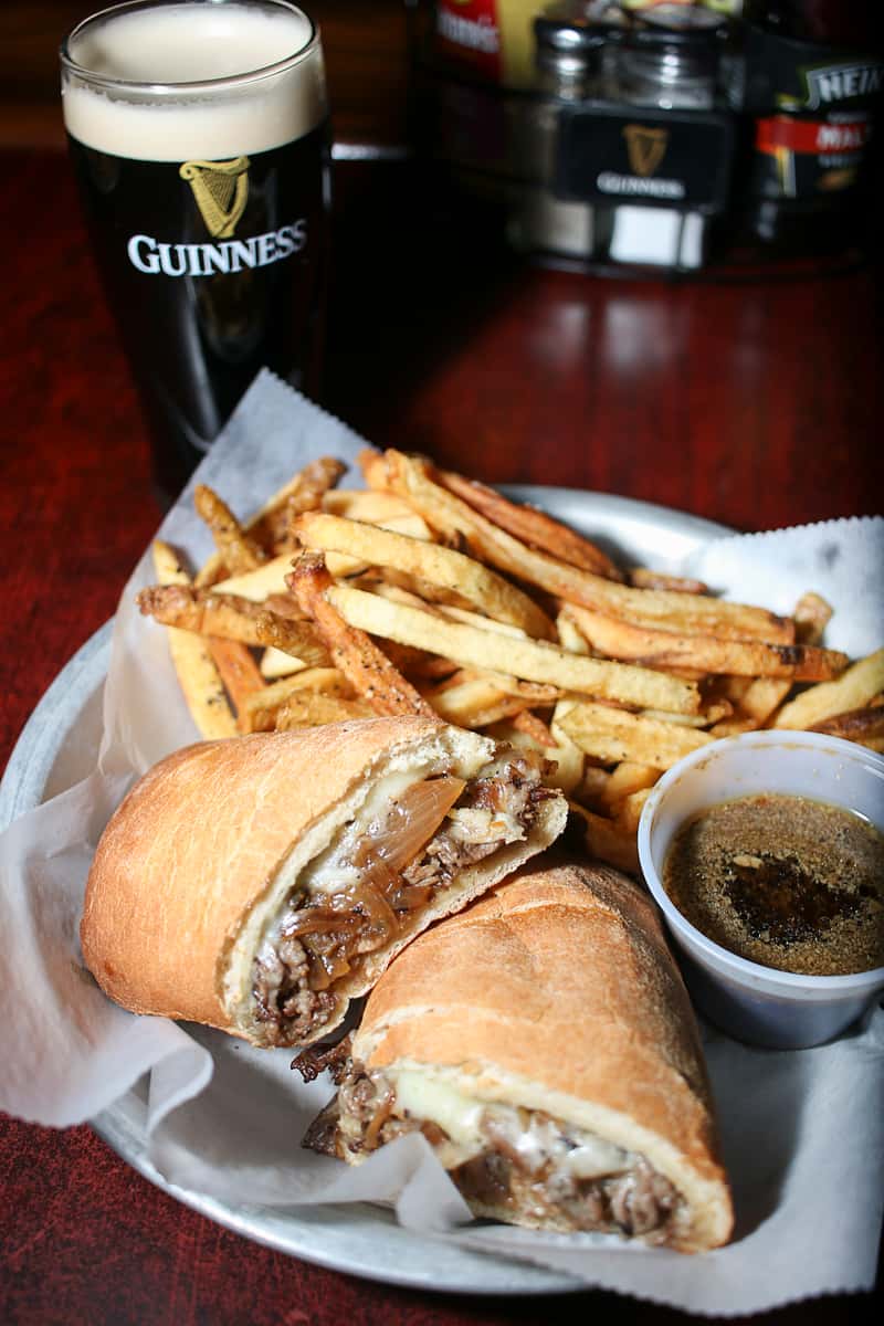 Prime Rib Sandwich Harp Dragon Pub Irish Restaurant in