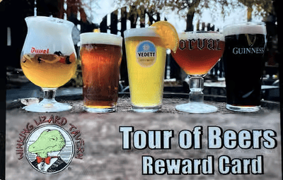 Tour reward card