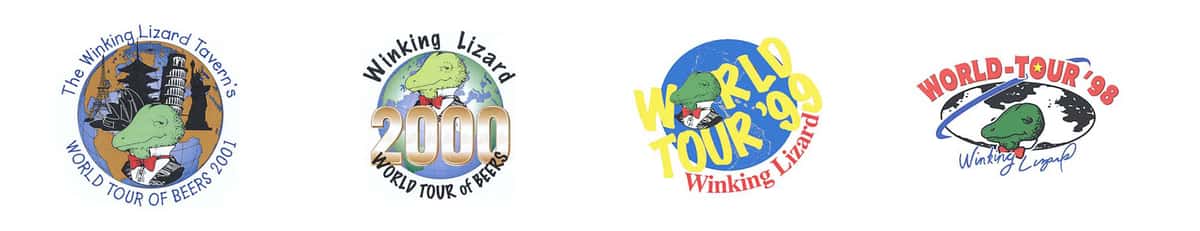 World tour logos 1998 to 2001