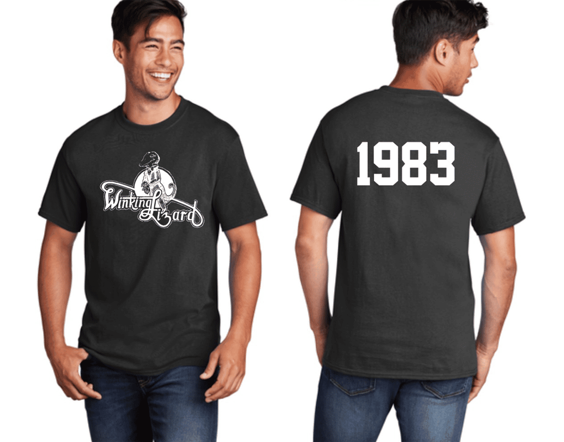 Men's Winking Lizard 40th Anniversary T-shirt