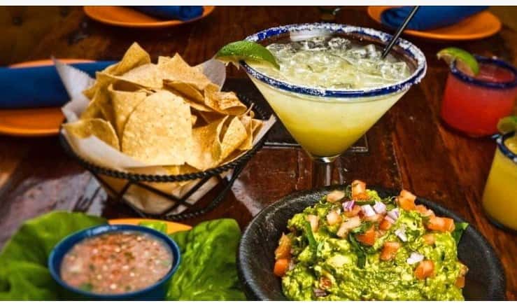 nachos and margaritas