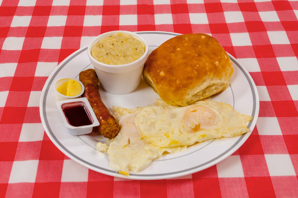 Sausage & Egg Breakfast Plate