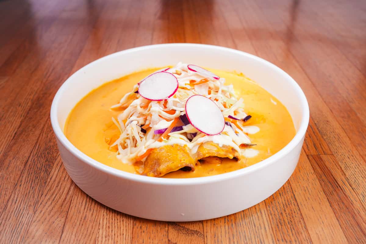 Mexican dish in bowl