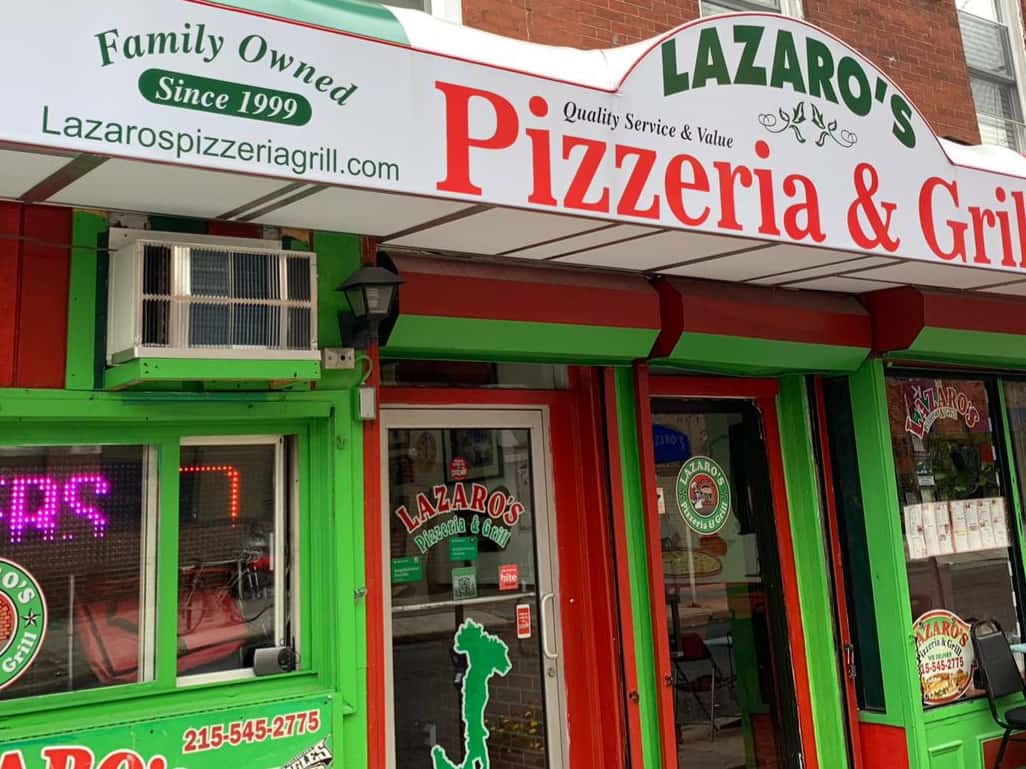 Outside of Lazaro's Pizzeria & Grill