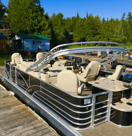 boat parked in the water