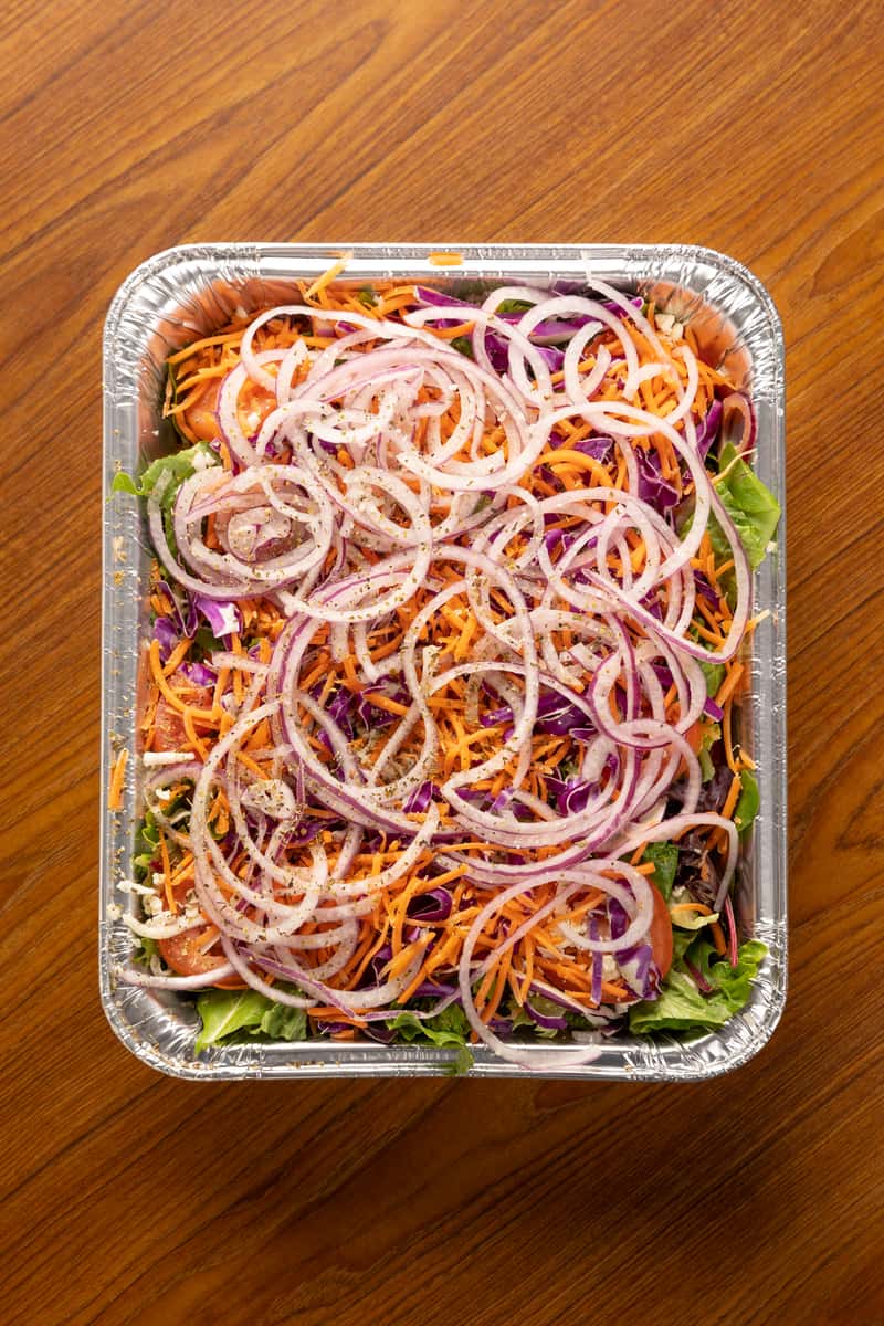 tossed salad tray