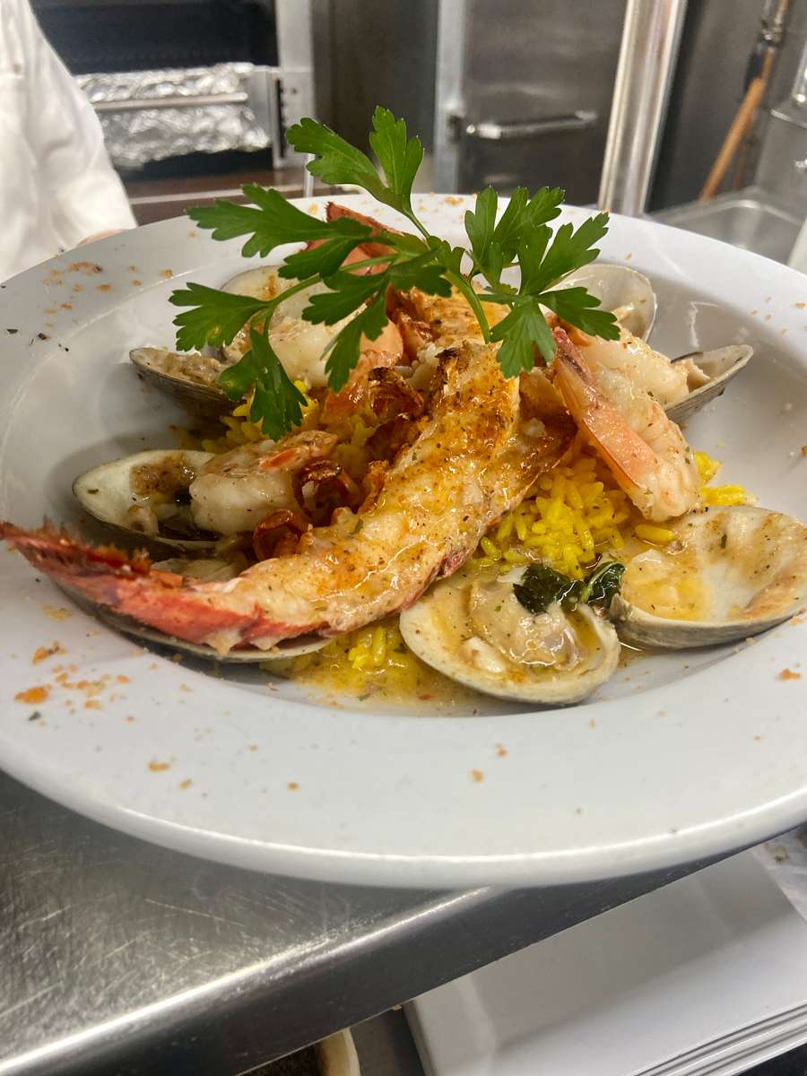 savory seafood dish