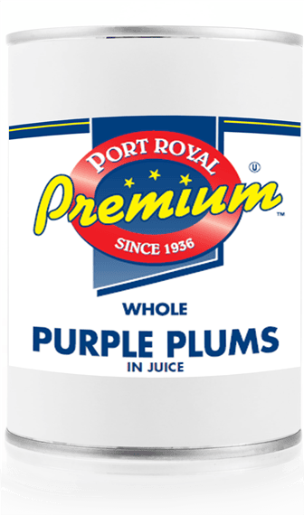 Canned Whole Purple Plums in juice