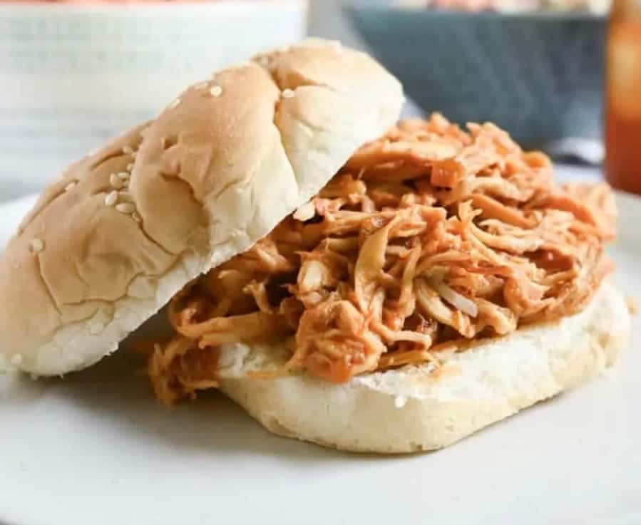 chicken sandwich simple pulled chicken recipe