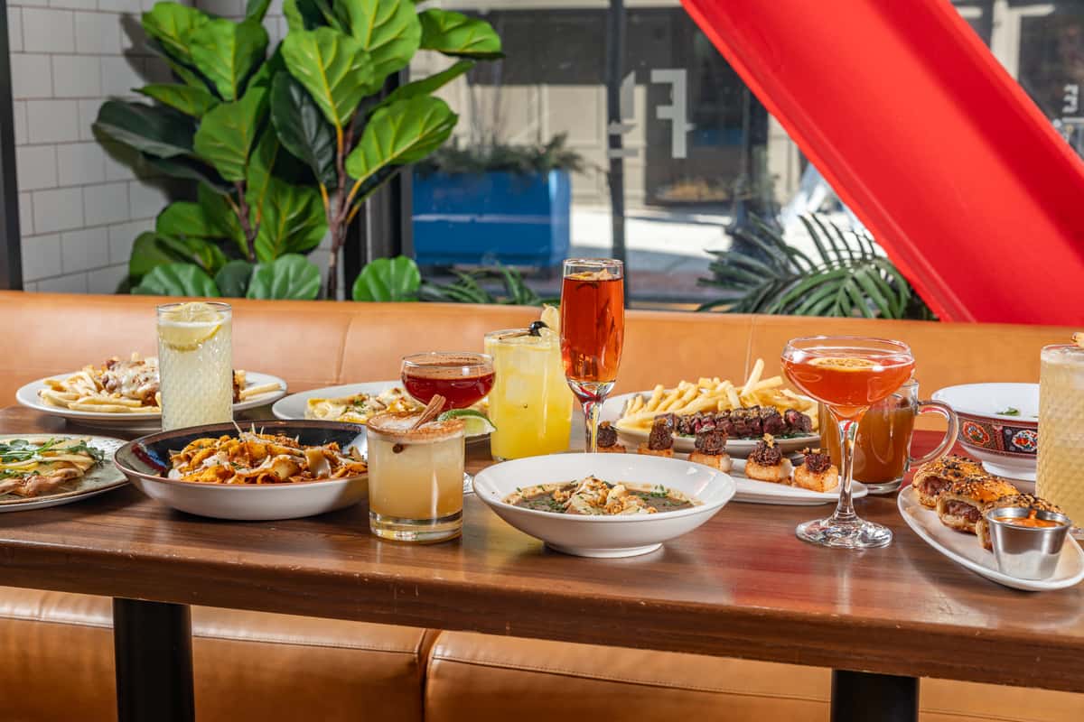 spread of food on the table