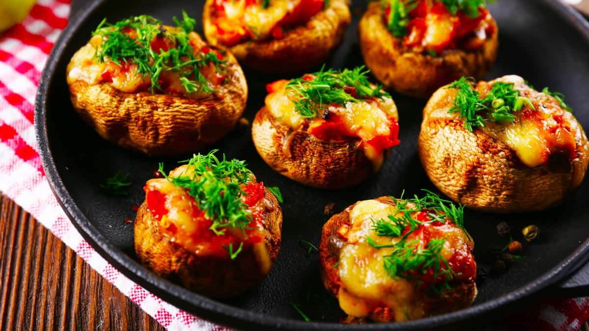 stuffed portabello mushrooms