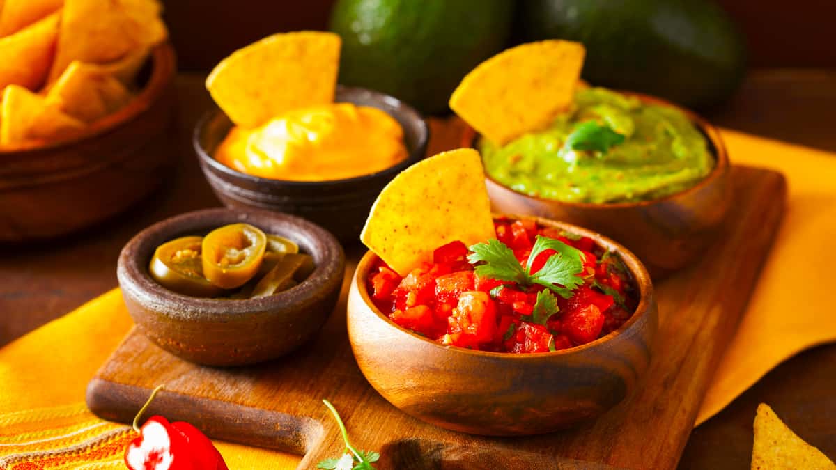 mexican platter dips
