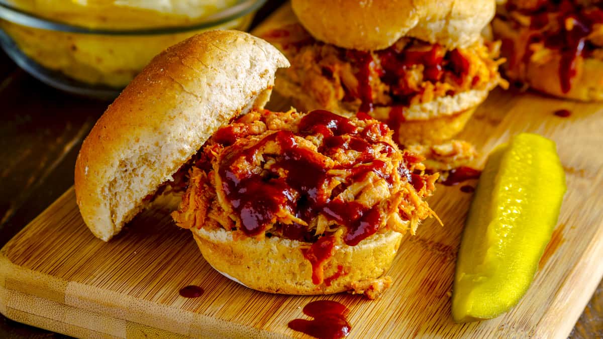 Pulled pork sliders