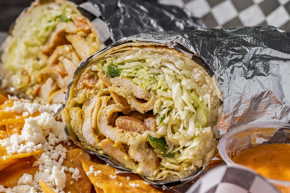 grilled chicken wrap