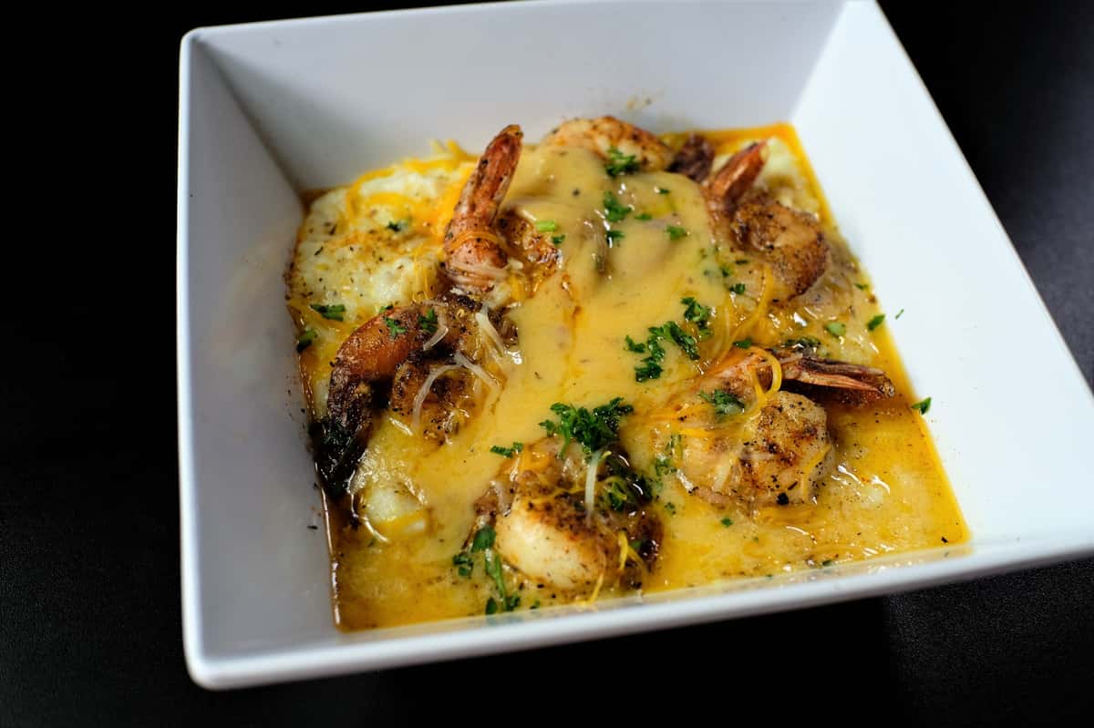 Shrimp and Grits Dinner Esco Restaurant & Tapas Tapas Restaurant in GA