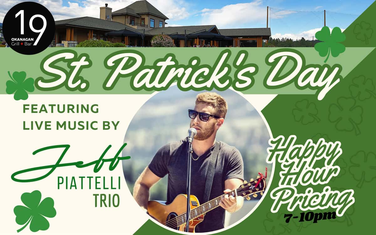 St. Patrick's Day with Jeff Piattelli's Trio