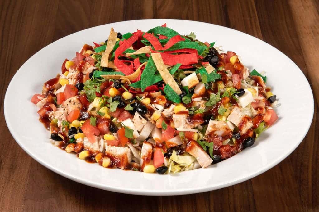 BBQ Chopped Southwest Salad Dinner Rib Company Barbecue