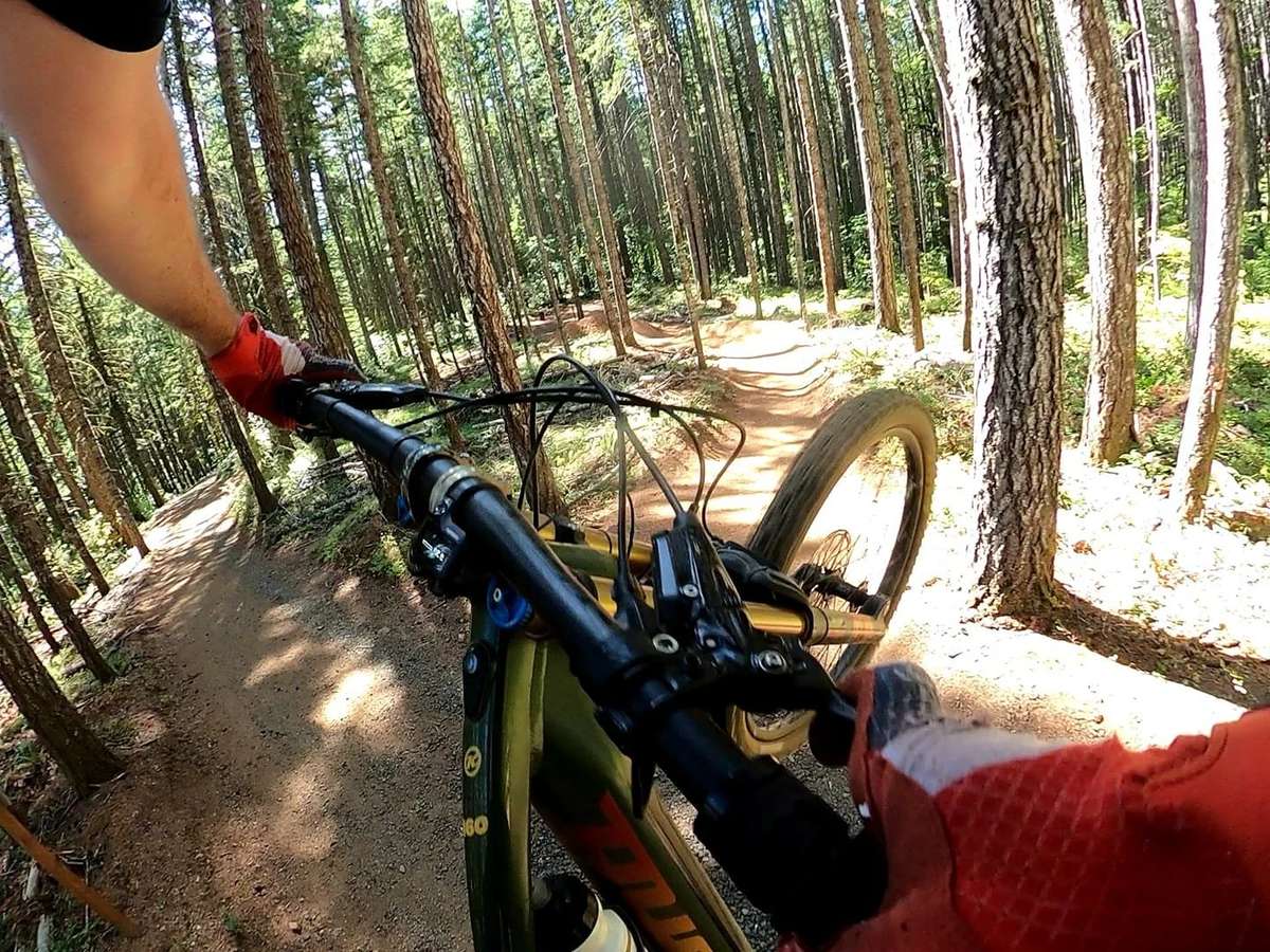 mountain biking